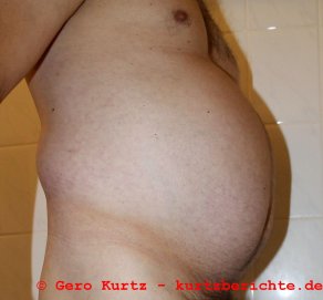 Verisana Testosteron Test - männlicher Torso mit dickem Bauch